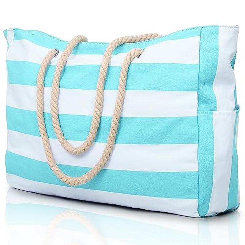 Beach Bags for Women Large Waterproof Beach Tote Bag Zipper Beach Bags Waterproof Sandproof