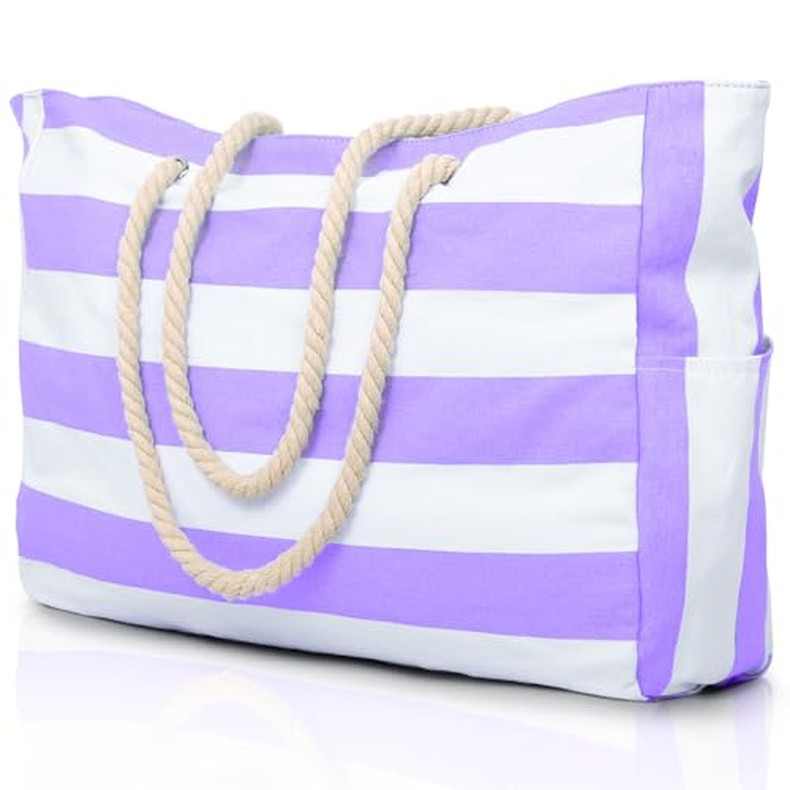 Beach Bags for Women Large Waterproof Beach Tote Bag Zipper Beach Bags Waterproof Sandproof detail