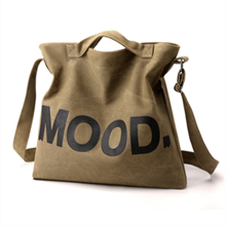 Canvas Tote Bag,Crossbody Shoulder Tote Bag for Women and Men Zipper Messenger Bag Travel Shoulder B detail