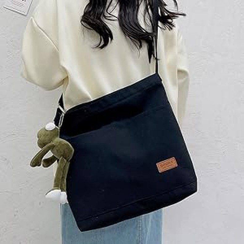 Canvas Tote Bag for Women - Crossbody, Shoulder, Travel & Beach Bag detail
