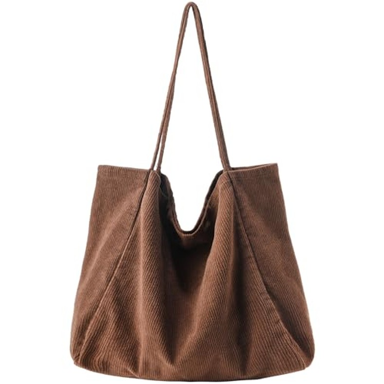 Canvas Tote Bag for Women Large Hobo Shoulder Bag for Work Travel Casual Message Bag Tote Purse hand detail