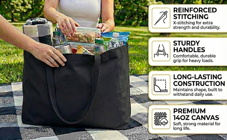 Canvas Tote Bag detail