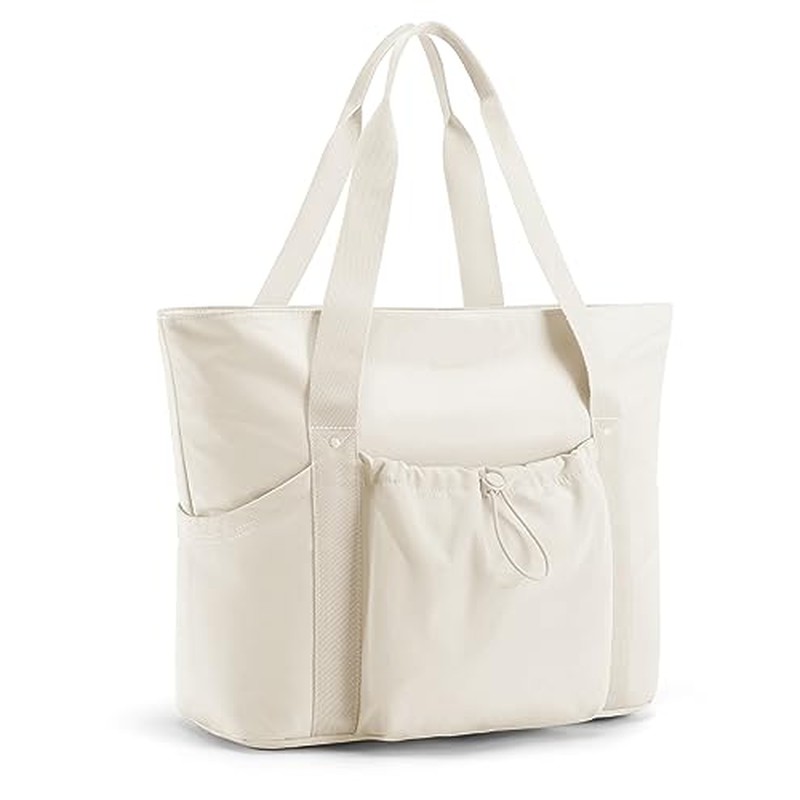 Foldable Tote Bag with Drawstring Bag, Tote Bag Shoulder Bag Top Handle Handbag for Travel