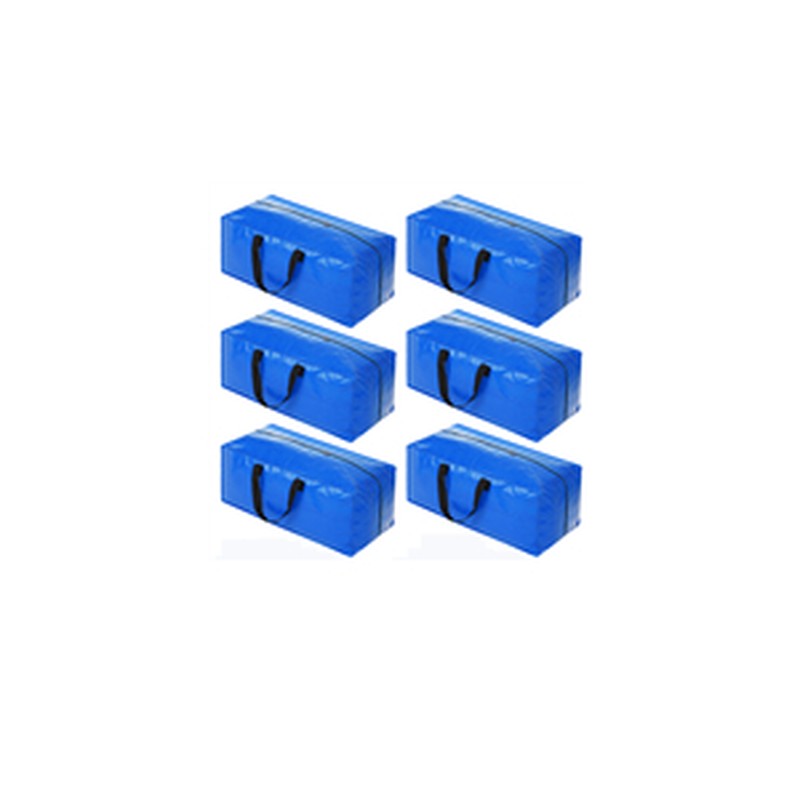 Extra Large Blue Moving Bags with Strong Zipper Backpack Handles