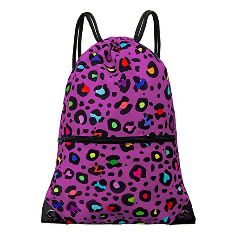 HOLYLUCK Drawstring Backpack Bag Sport Gym Sackpack