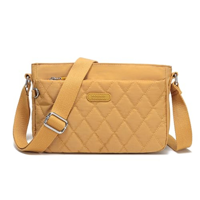 Lightweight Nylon Crossbody Bag for Women Small Quilted Shoulder Purse detail