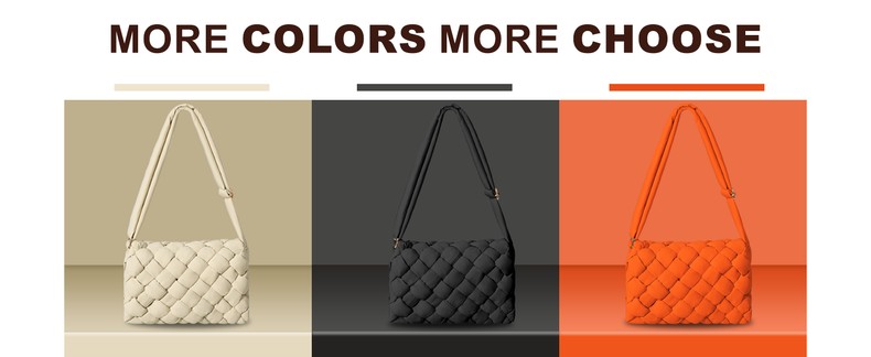NAARIIAN Small Puffer Crossbody Bag for Women,Lightweight Quilted Woven Purse with Adjustable Strap detail