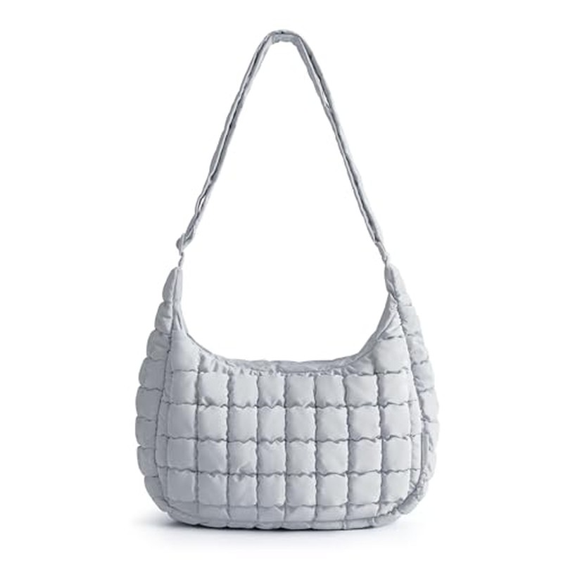Quilted Crossbody Bags for Women, Travel Purses Hobo Shoulder Bag