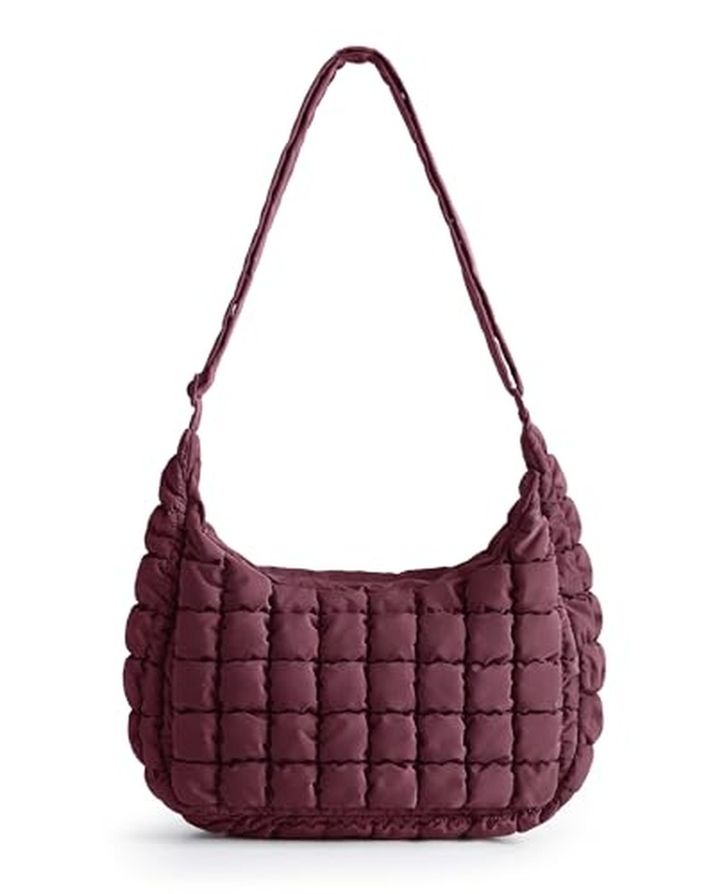 Quilted Crossbody Bags for Women, Travel Purses Hobo Shoulder Bag detail