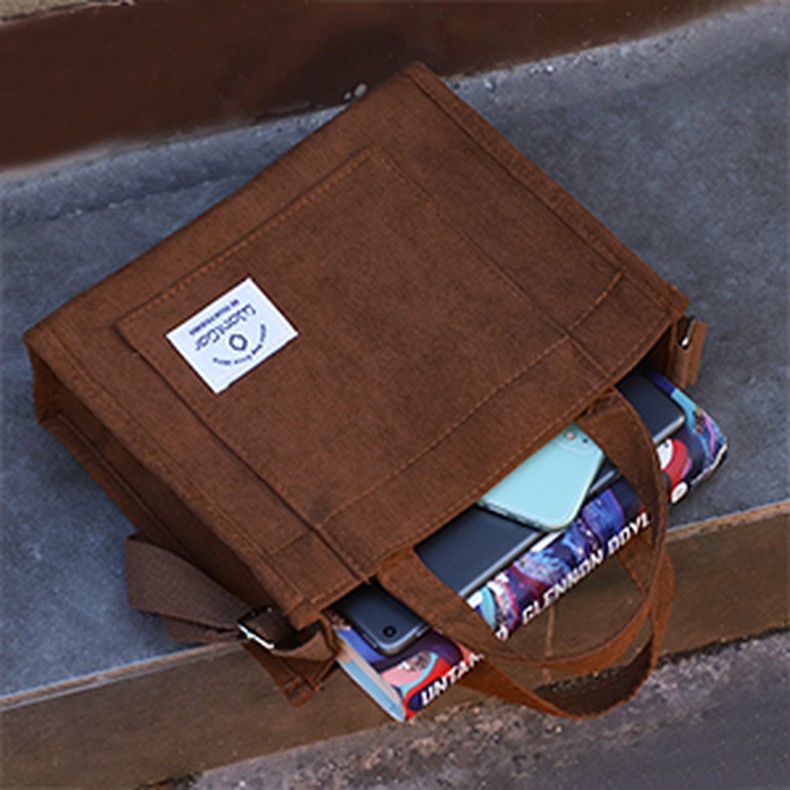 Tote Bag for Women, Corduroy Crossbody Bags Shoulder Handbag detail