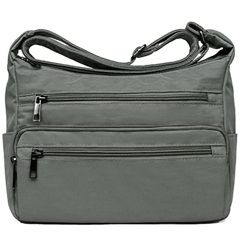 VOLGANIK ROCK RFID Purses for Women Fabric Nylon Multi Pocket Crossbody Bag Ladies Travel Handbag detail