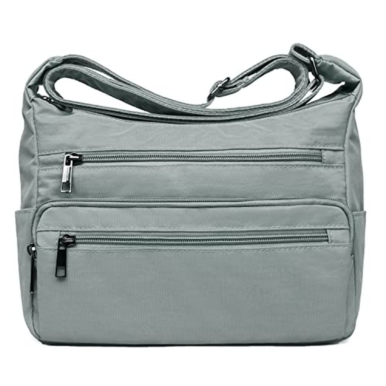 VOLGANIK ROCK RFID Purses for Women Fabric Nylon Multi Pocket Crossbody Bag Ladies Travel Handbag detail