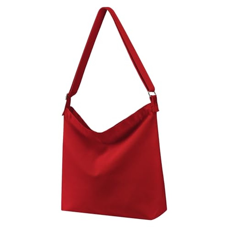 Women's blank large Size Canvas Crossbody Tote Handbags Shoulder Bag Hobo Casual Tote Diy-gifts detail