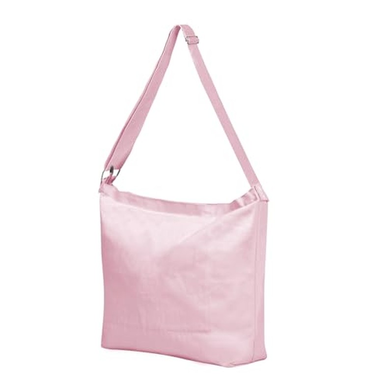 Women's blank large Size Canvas Crossbody Tote Handbags Shoulder Bag Hobo Casual Tote Diy-gifts detail
