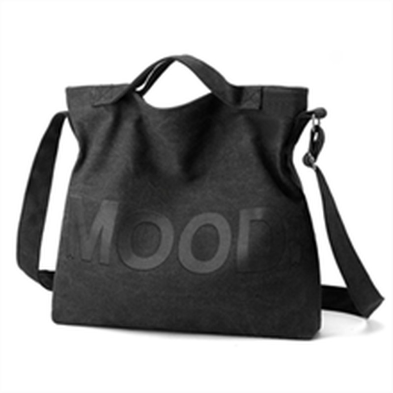 Canvas Tote Bag,Crossbody Shoulder Tote Bag for Women and Men Zipper Messenger Bag Travel Shoulder B