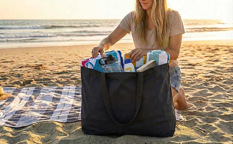 Extra Large Canvas Tote Bag