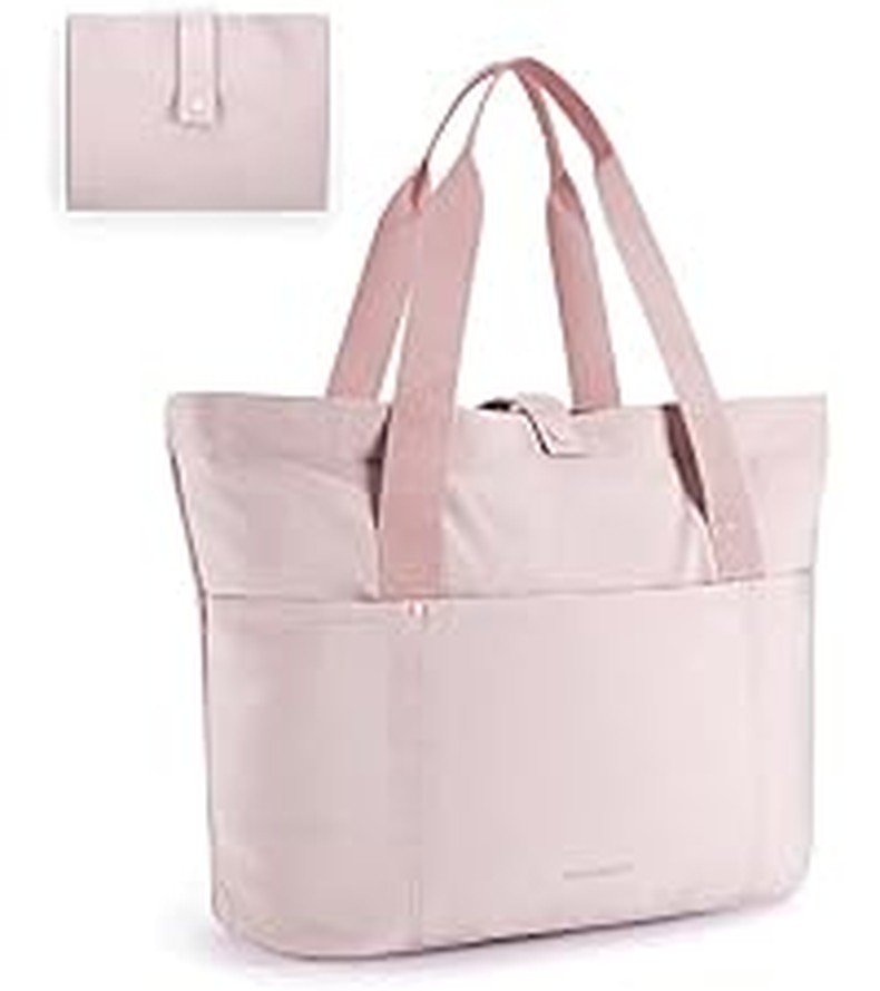 Foldable Tote Bag with Drawstring Bag, Tote Bag Shoulder Bag Top Handle Handbag for Travel,