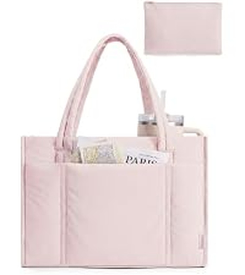 Foldable Tote Bag with Drawstring Bag, Tote Bag Shoulder Bag Top Handle Handbag for Travel,
