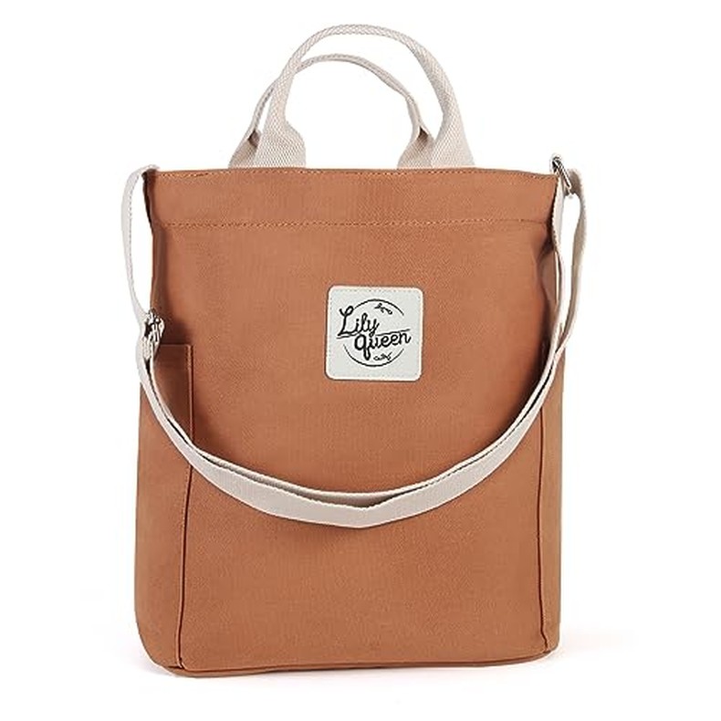 Women Canvas Tote Handbags Casual Shoulder Work Bag Crossbody