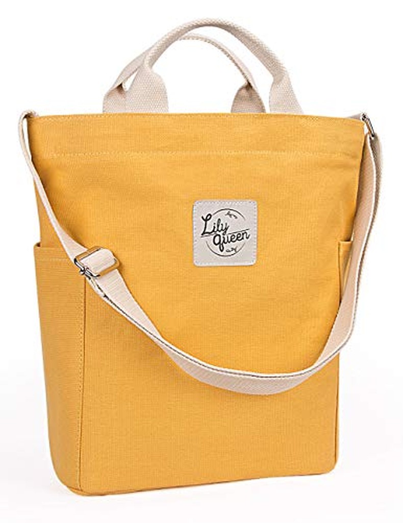 Women Canvas Tote Handbags Casual Shoulder Work Bag Crossbody