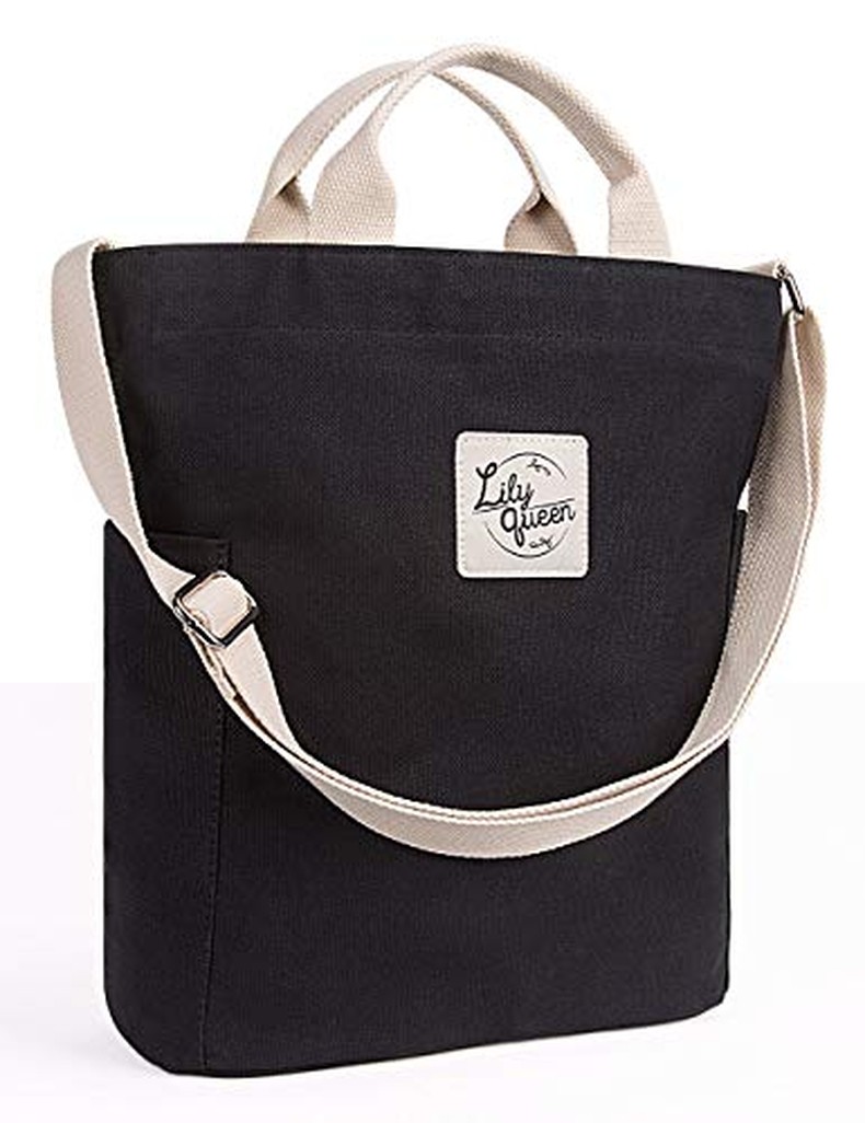 Women Canvas Tote Handbags Casual Shoulder Work Bag Crossbody